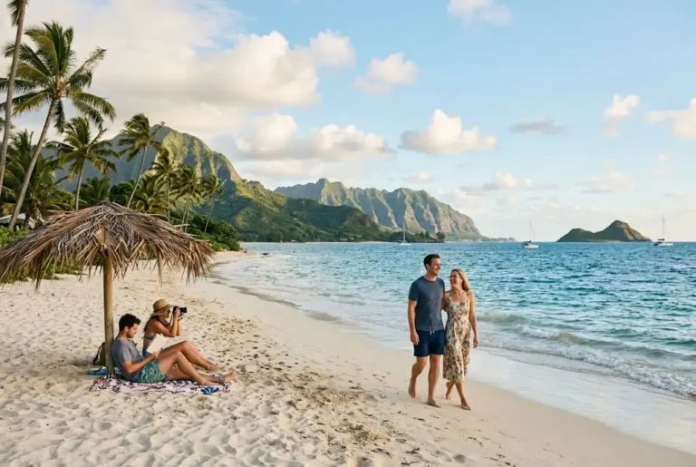 Holiday to Hawaii from UK with tropical beaches and mountains