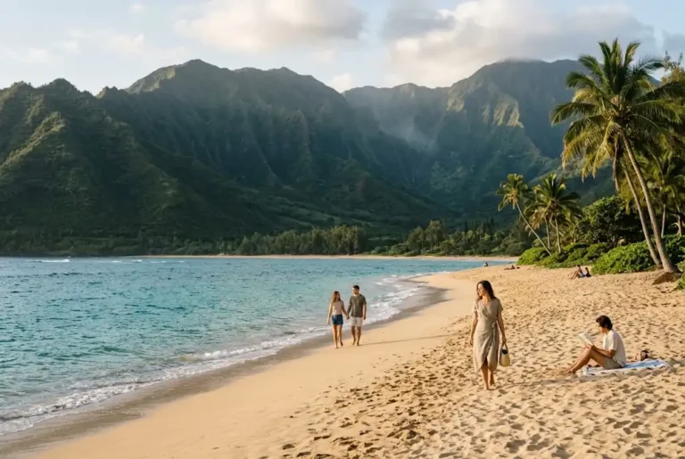 Maui holiday with tropical beaches and volcanic mountains