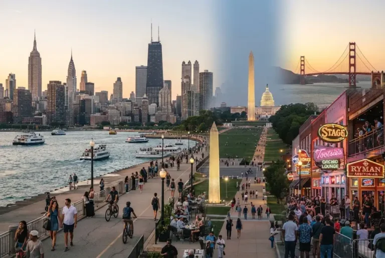 US city breaks featuring iconic American cities and urban travel attractions