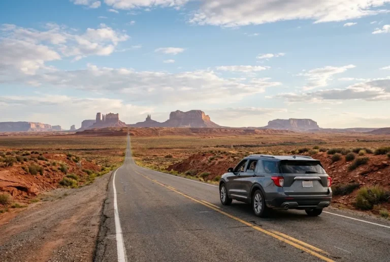 USA road trips along a scenic American highway
